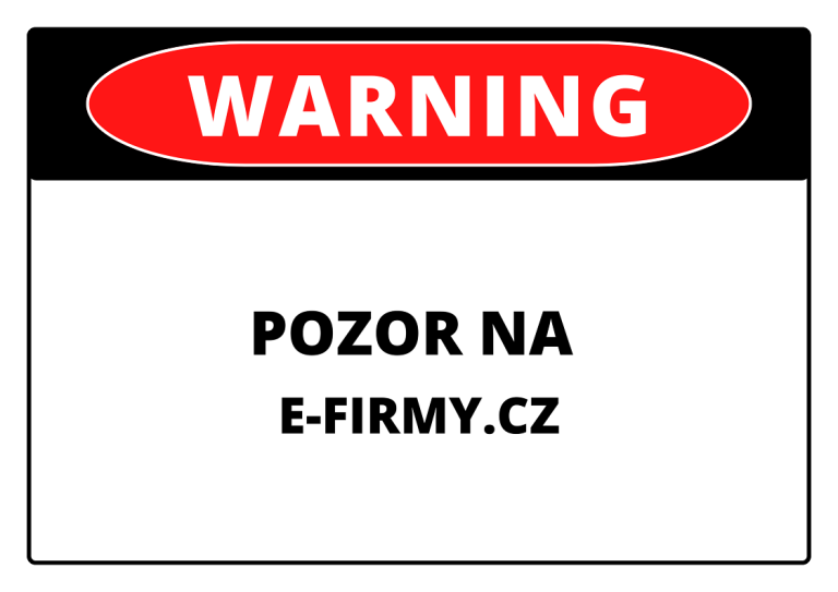 Pozor na e-firmy.cz